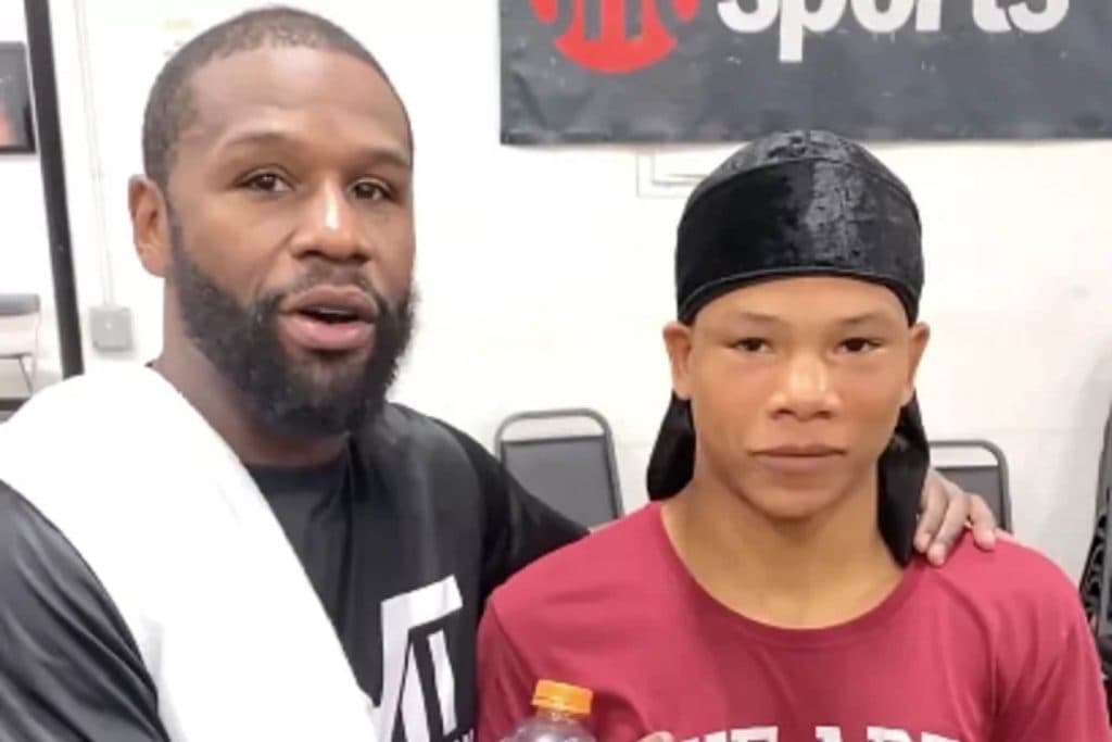 Curmel Moton With Floyd Mayweather