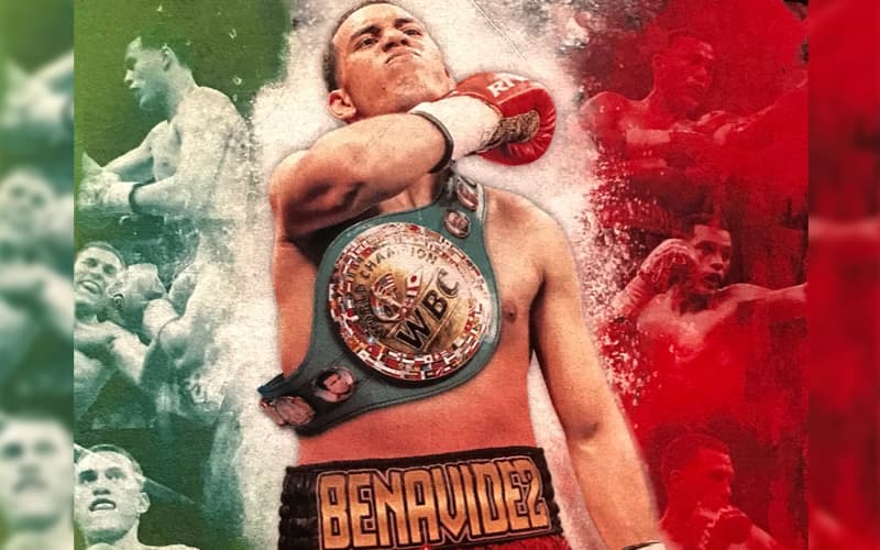 David Benavidez Mexico Flag Poster