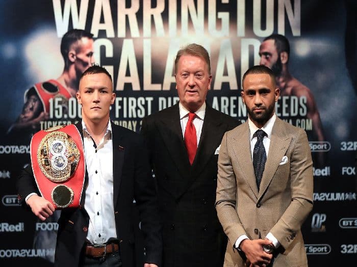 Josh Warrington vs Kid Galahad With Frank Warren
