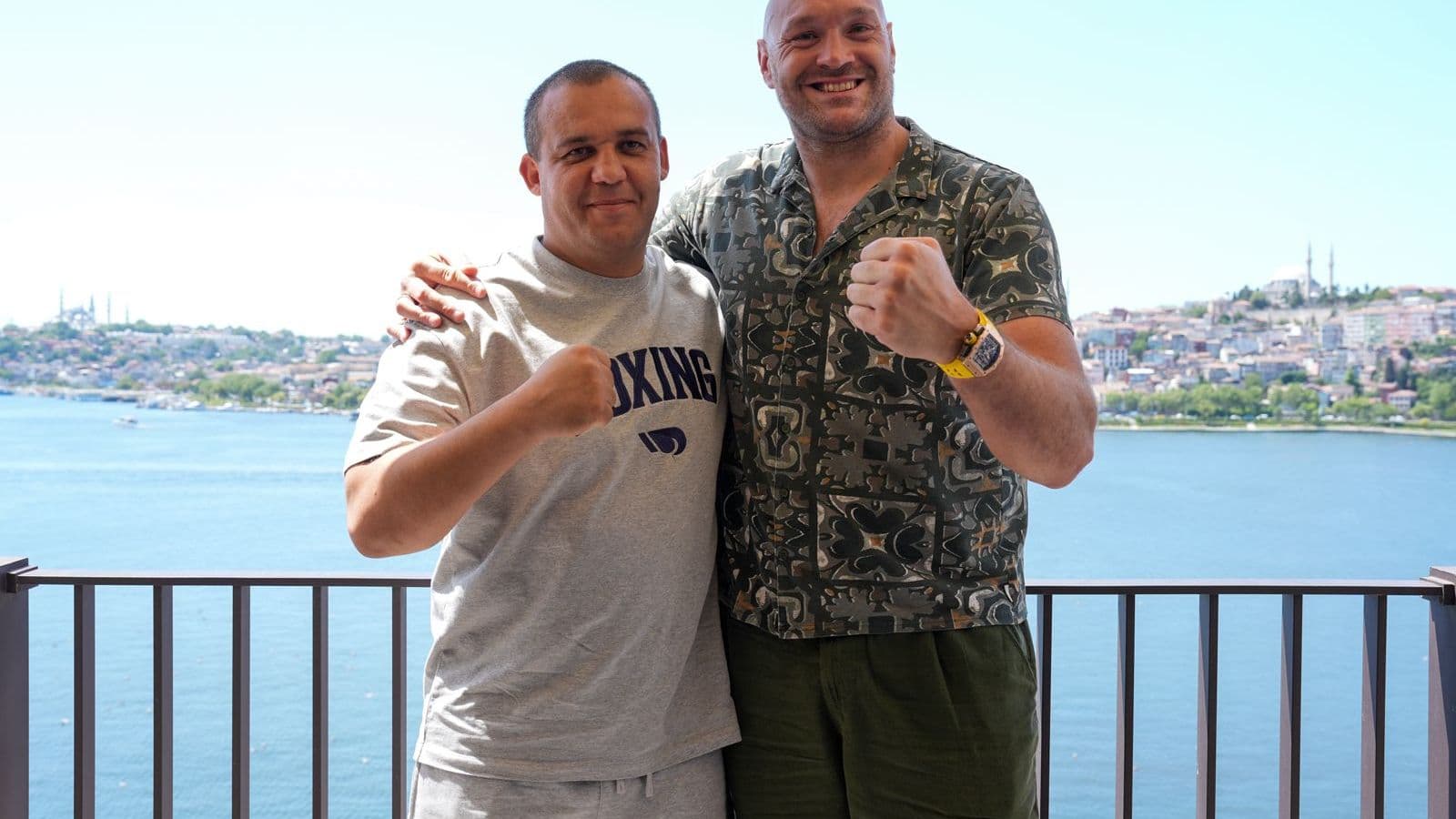 Umar Kremlev and Tyson Fury