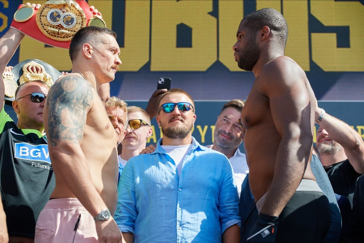 Oleksandr Usyk vs Daniel Dubois Weighin