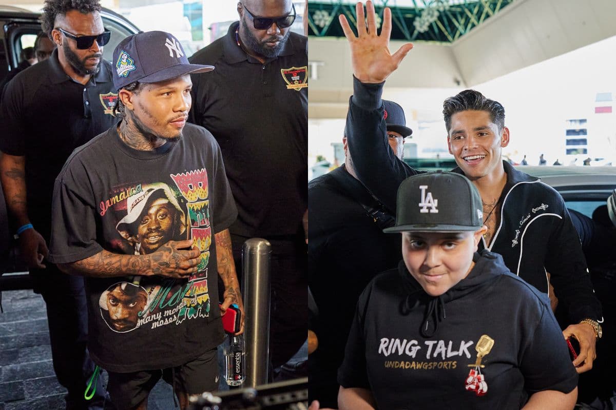 Gervonta Davis vs Ryan Garcia Las Vegas Arrivals