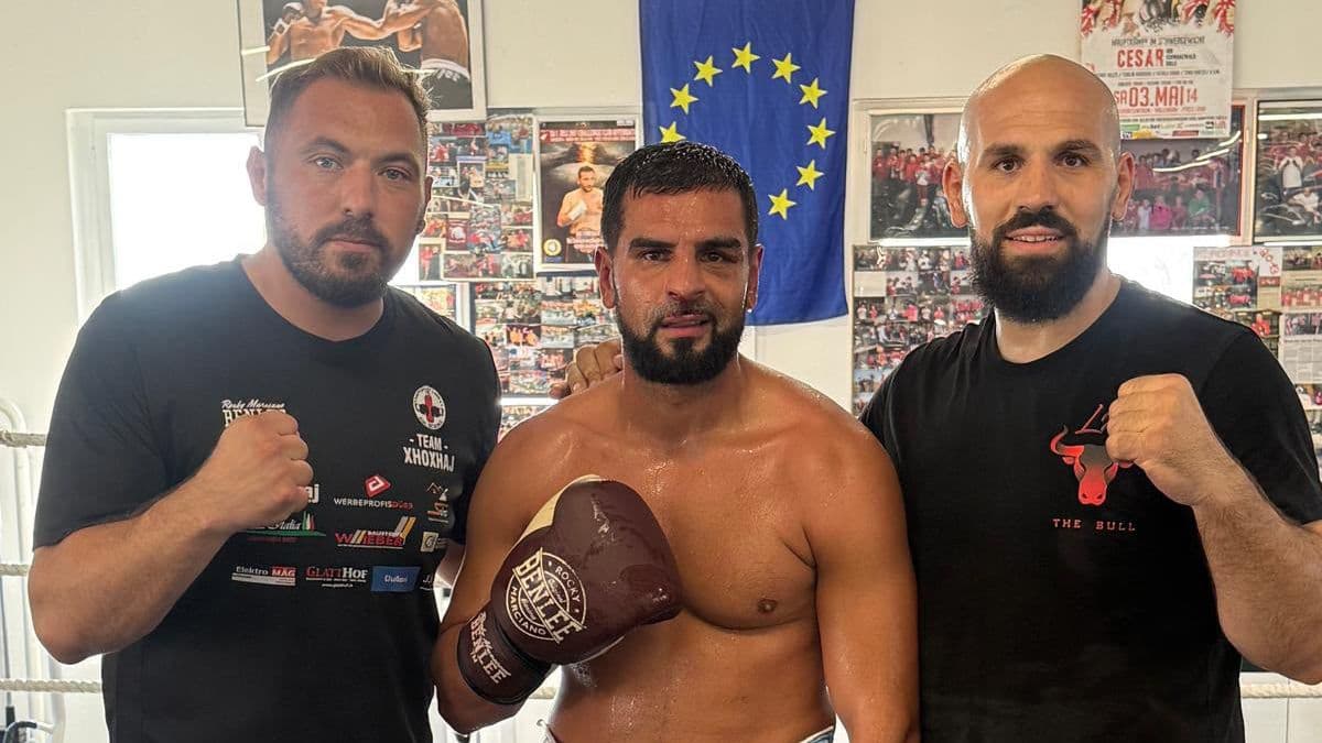 Felix Sturm and Toklir Xhoxhaj