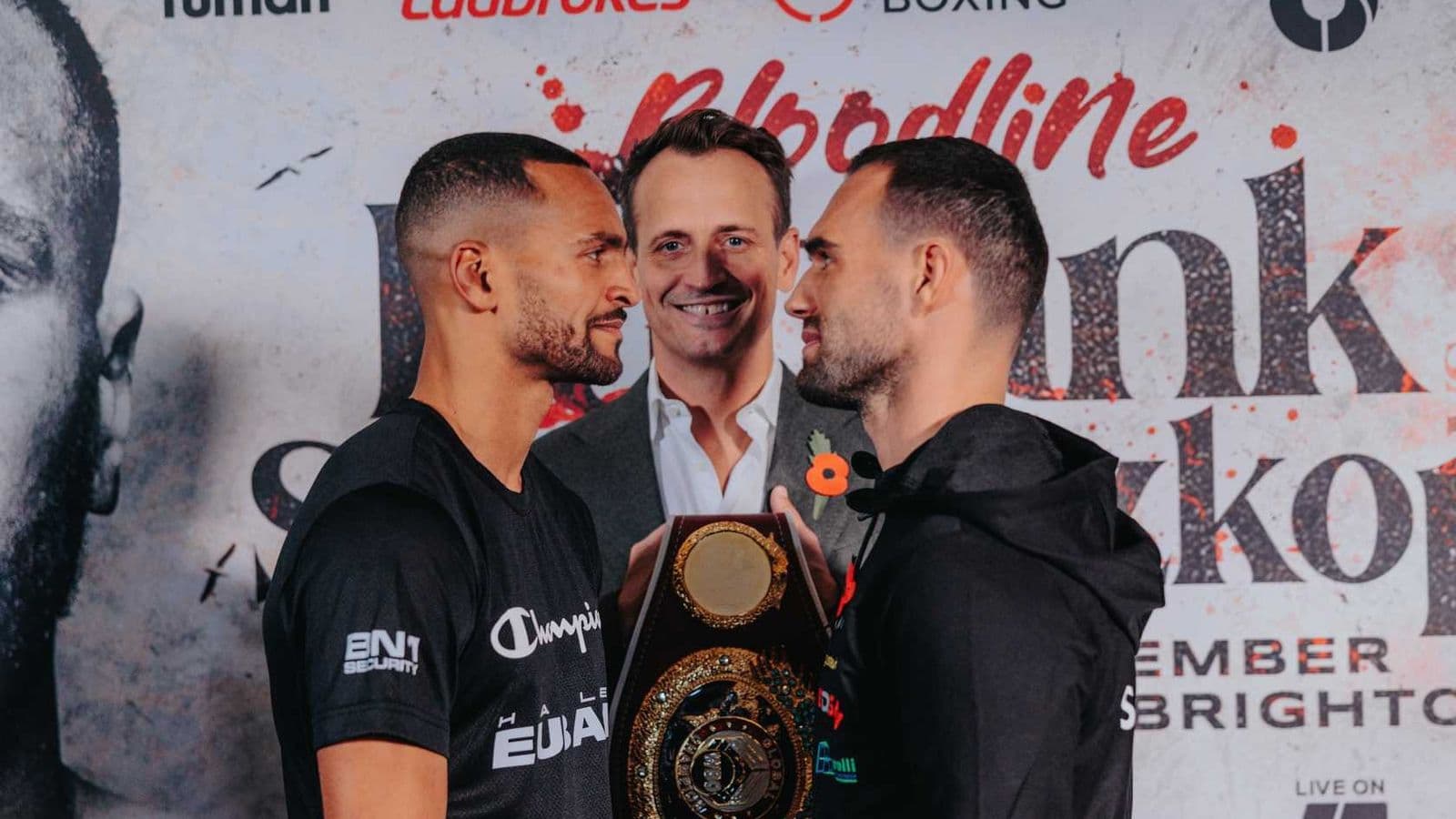 Harlem Eubank vs Timo Schwarzkopf Faceoff on Fight Week