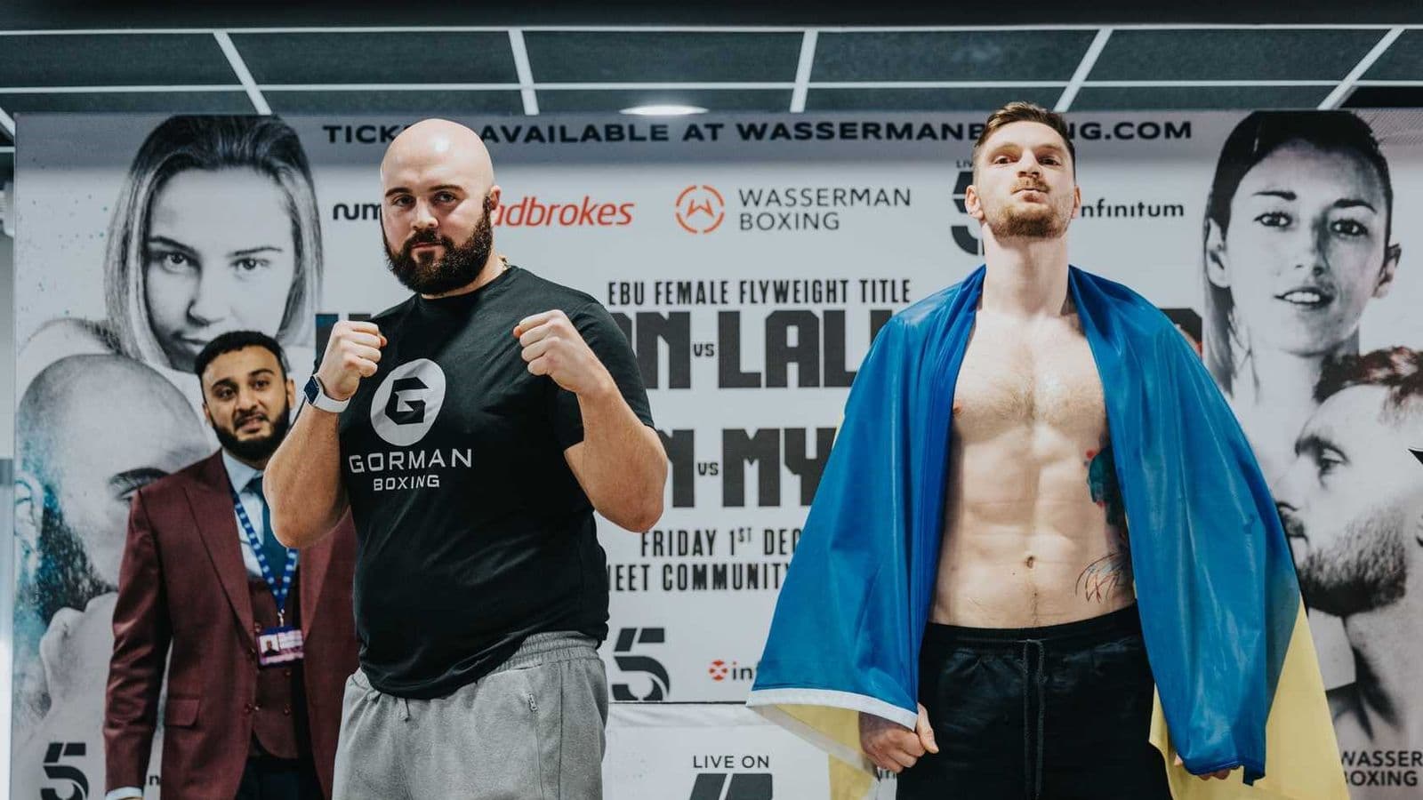 Nathan Gorman vs Bohdan Myronets Weighin
