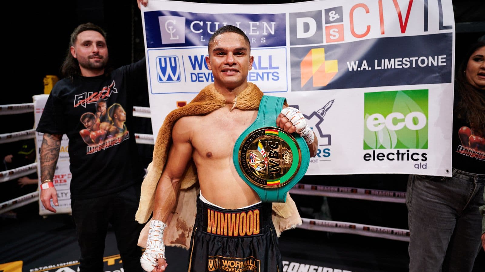 Alex Winwood WBC International Belt