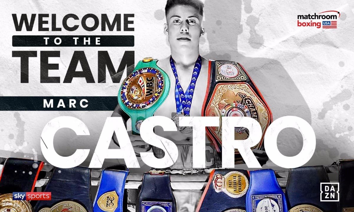 Marc Castro Matchroom Boxing USA