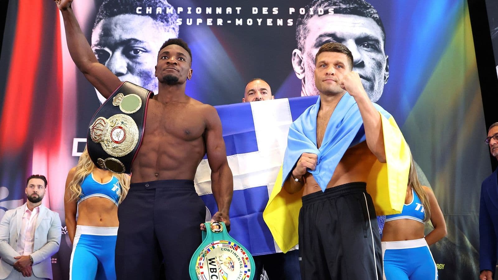 Christian Mbilli vs Sergiy Derevyanchenko Weighin