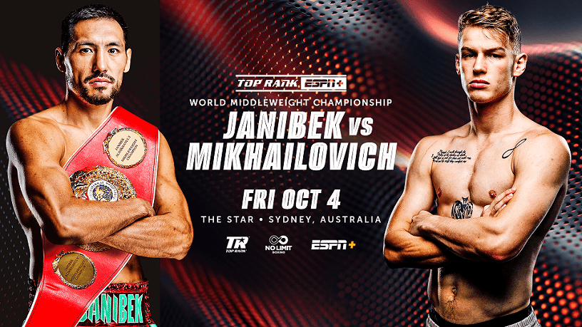 Janibek Alimkhanuly vs Andrei Mikhailovich Poster