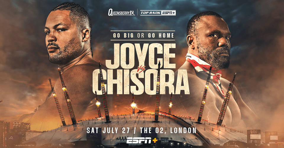 Joe Joyce vs Derek Chisora Espn