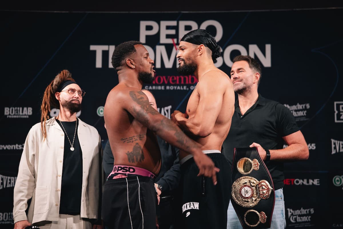Lenier Pero vs Jordan Thompson Weights