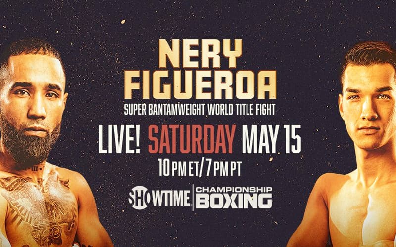 Luis Nery vs Brandon Figueroa Black Poster