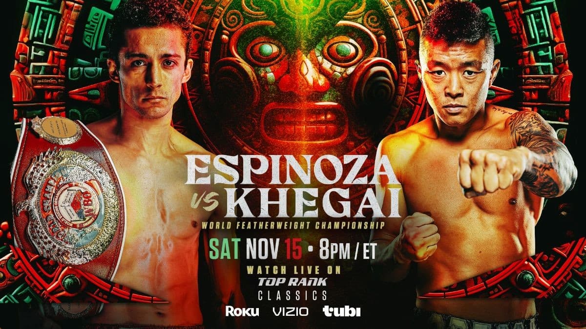 Rafael Espinoza vs Arnold Khegai Poster