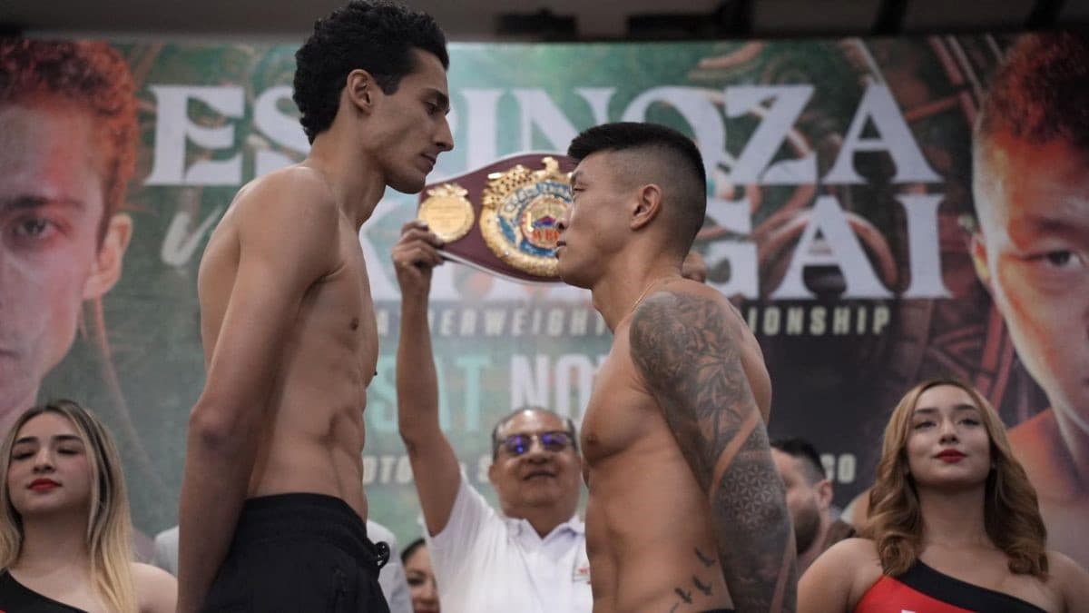 Rafael Espinoza vs Arnold Khegai Weights
