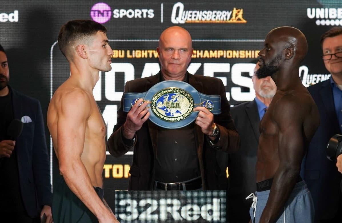 Sam Noakes vs Yvan Mendy Weighin