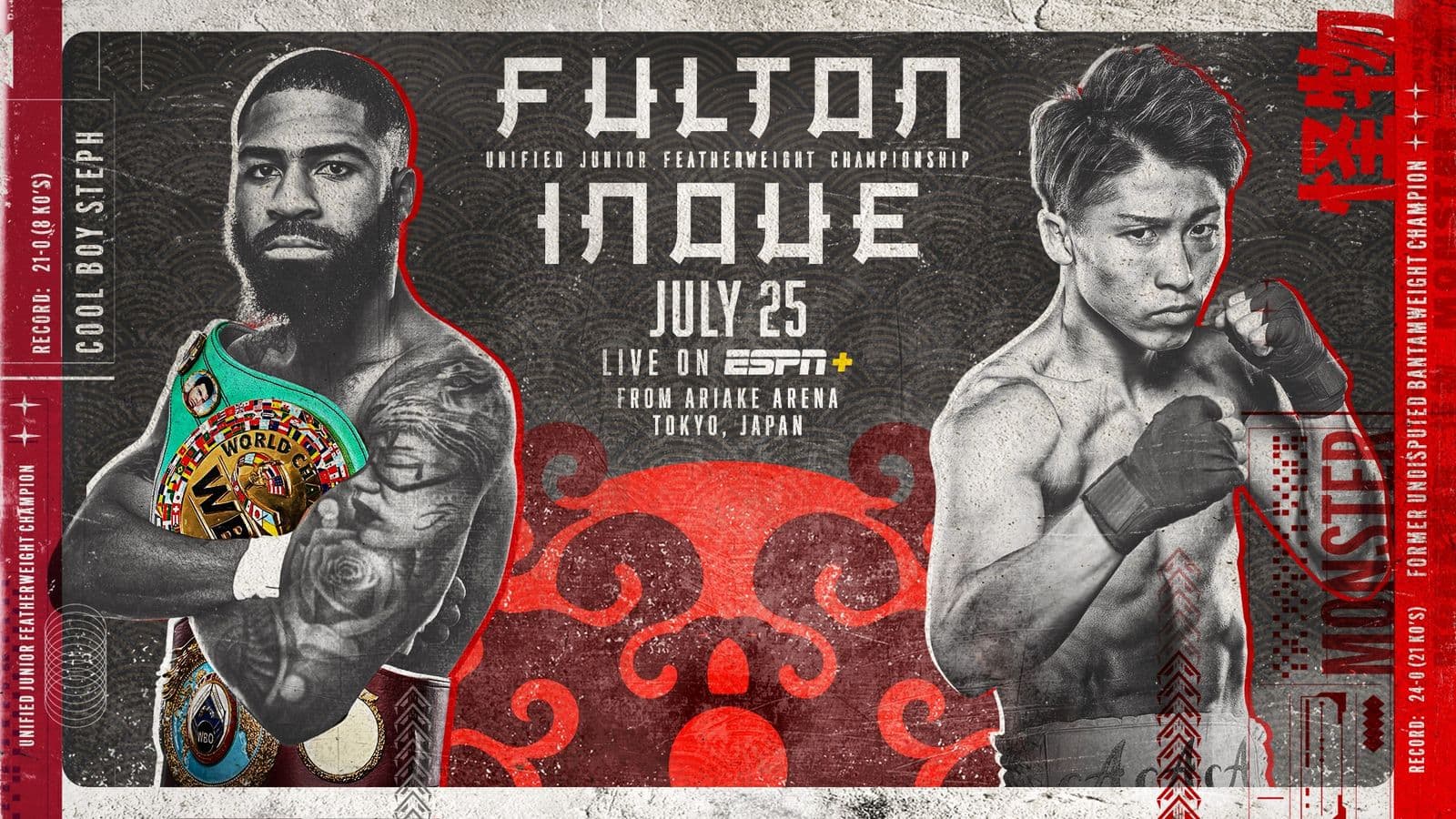 Stephen Fulton Jr vs Naoya Inoue Fight Poster