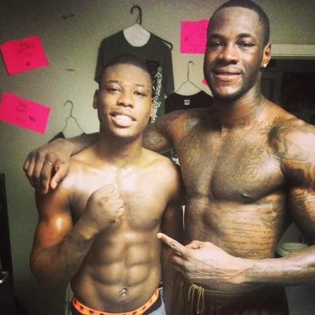 Isaac Chamberlain and Deontay Wilder
