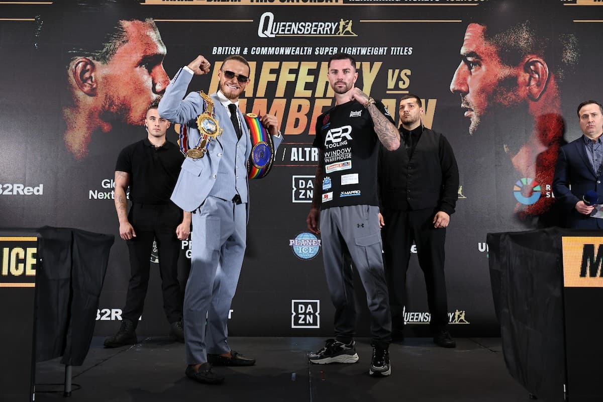 Jack Rafferty vs Mark Chamberlain Presser