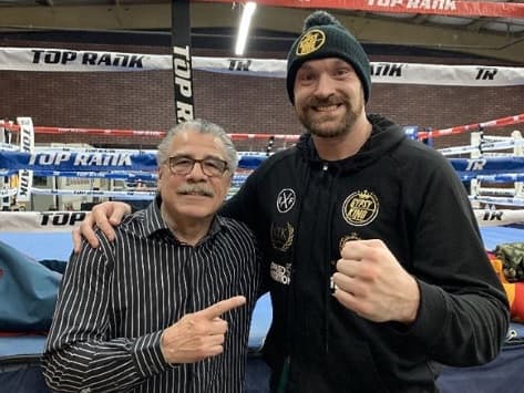 Tyson Fury and Stitch