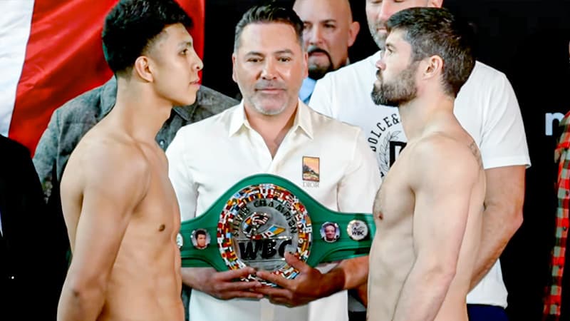 Jaime Munguia vs John Ryder Weighin