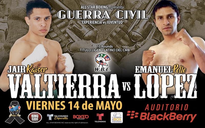 Jair Valtierra vs Emanuel Lopez