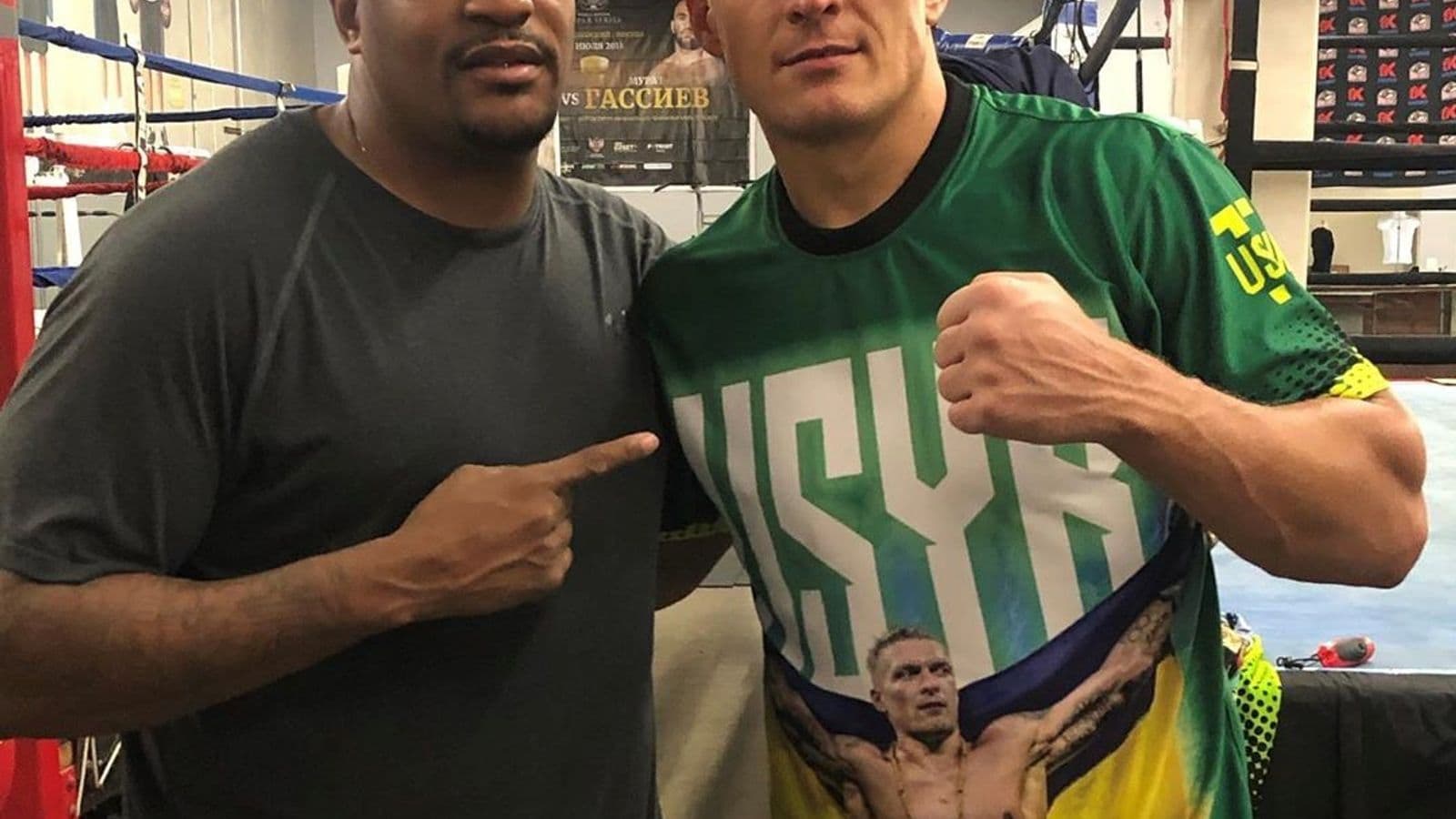 Rydell Booker and Oleksandr Usyk