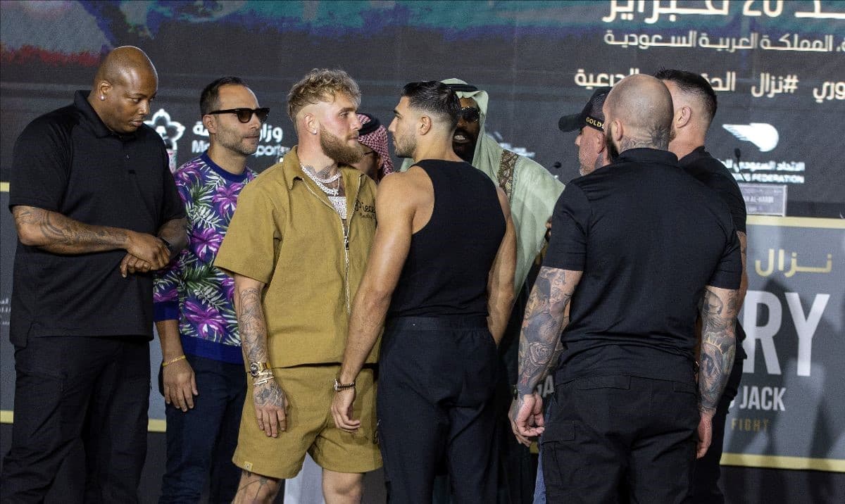 Jake Paul vs Tommy Fury Faceoff