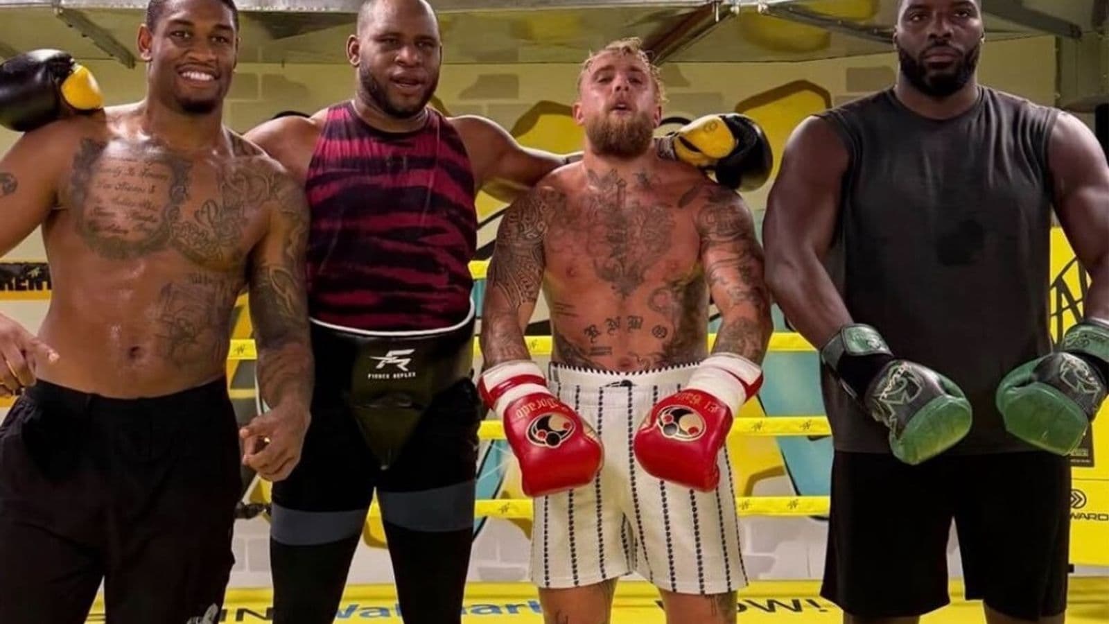 Jake Paul spars three world class heavyweights in preparation for Anthony Joshua fight