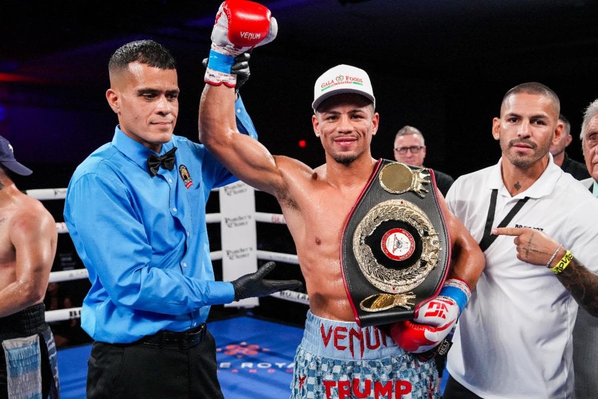 Jamaine Ortiz WBA Continental USA Super Lightweight Title