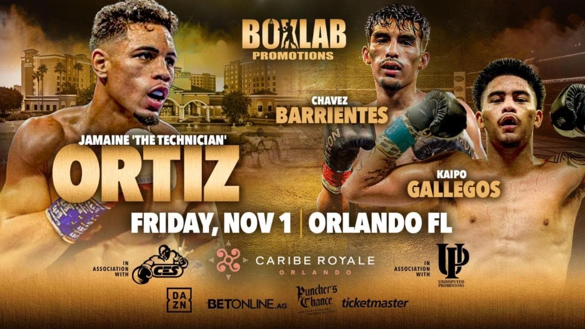 Jamaine Ortiz WBA Continental USA Jr Welterweight Title