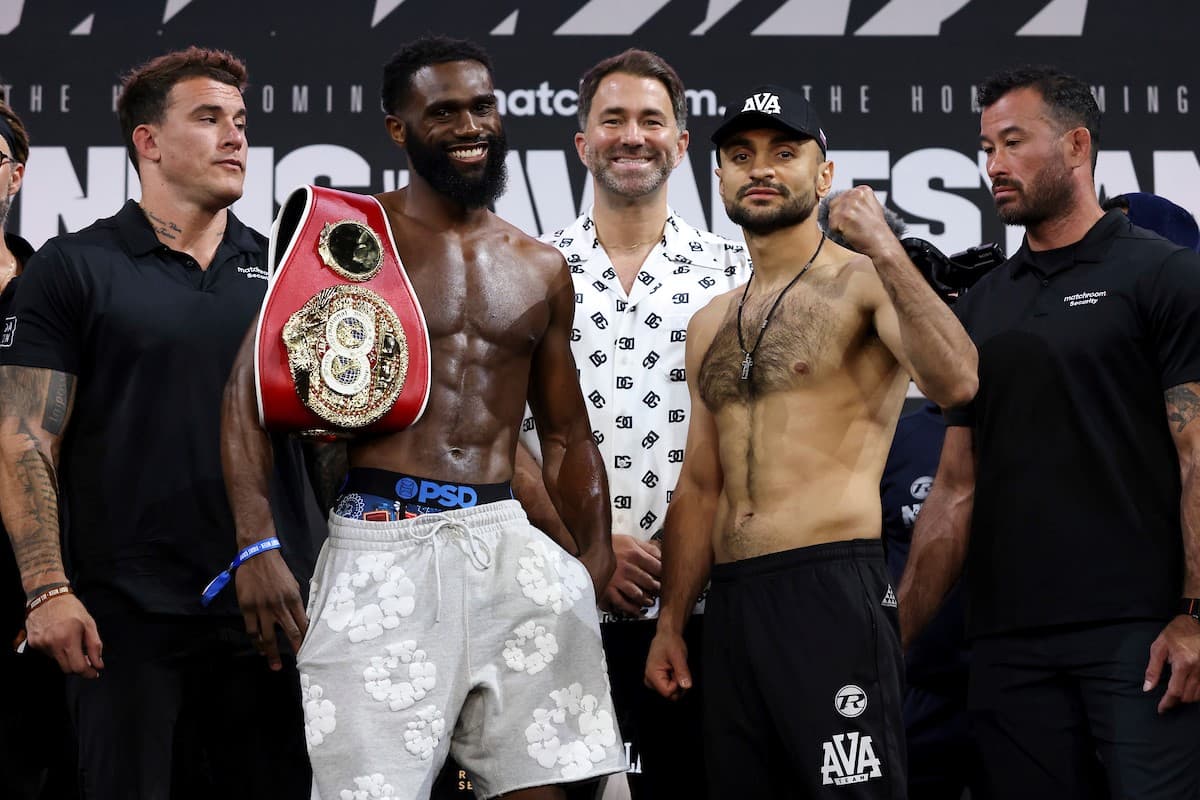 Jaron Ennis vs David Avanesyan Weighin