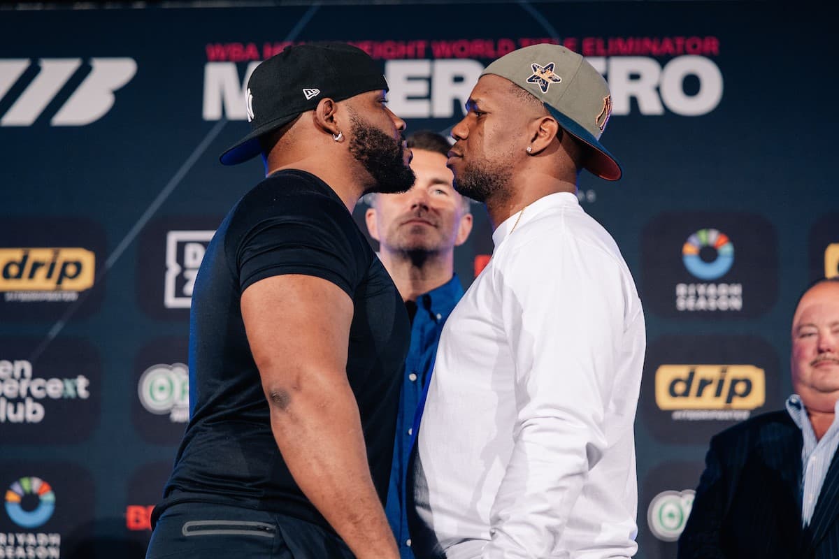 Jarrell Miller vs Lenier Pero Faceoff