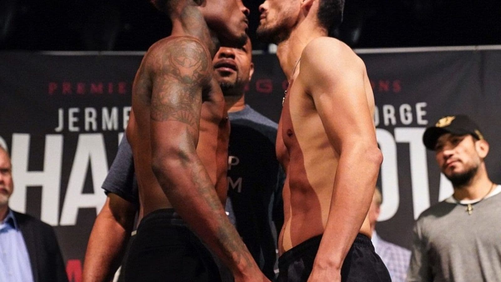 Jermell Charlo and Jorge Cota Face to Face