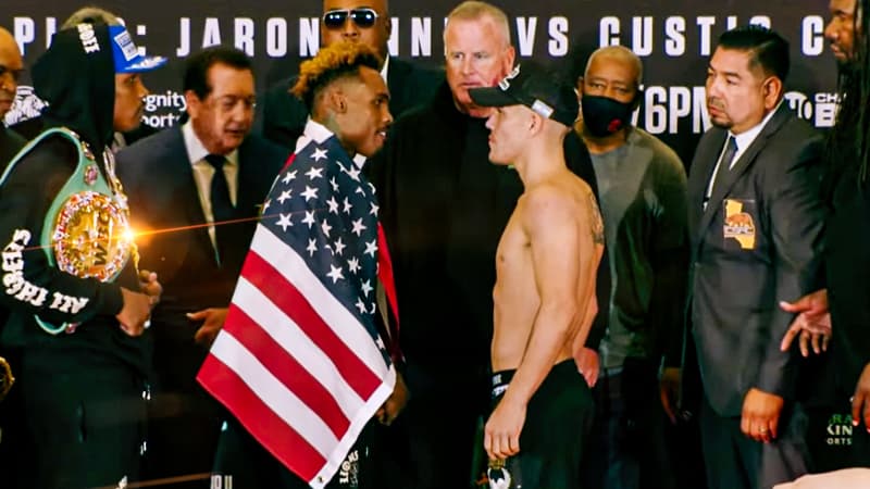 Jermell Charlo vs Brian Castano Weigh in