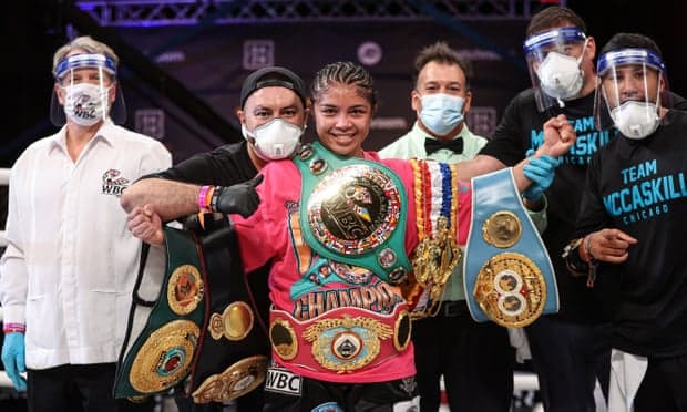 Jessica McCaskill causes upset and beats Cecilia Braekhus to become undisputed champion