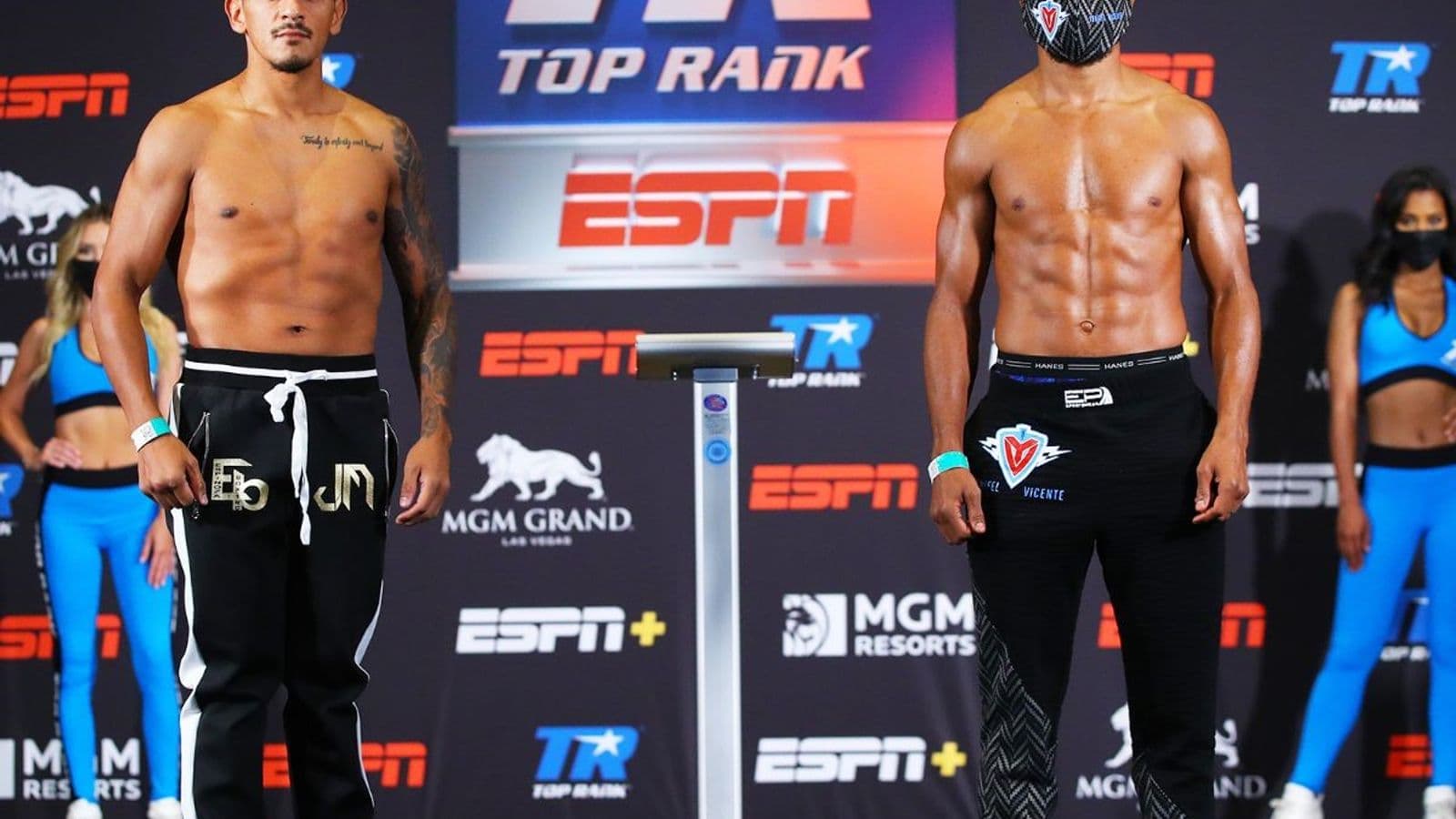 Jessie Magdaleno vs Yenifel Vicente Weigh in