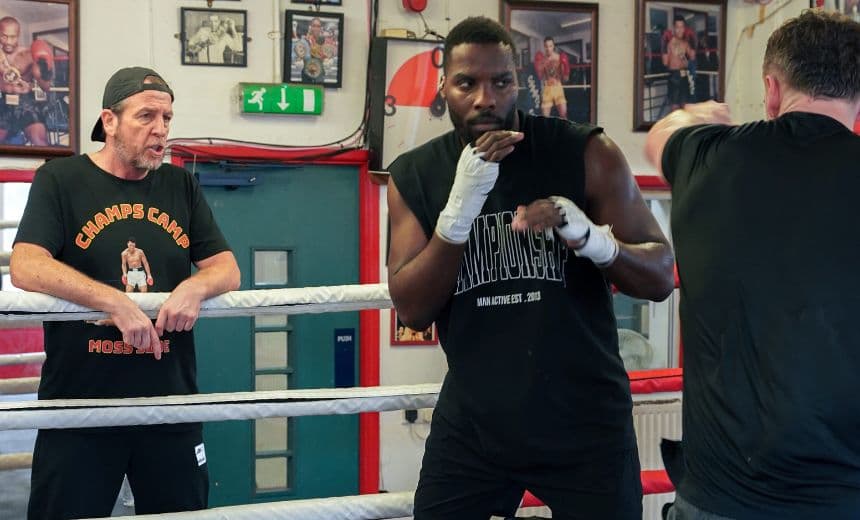 Lawrence Okolie and Joe Gallagher Wide