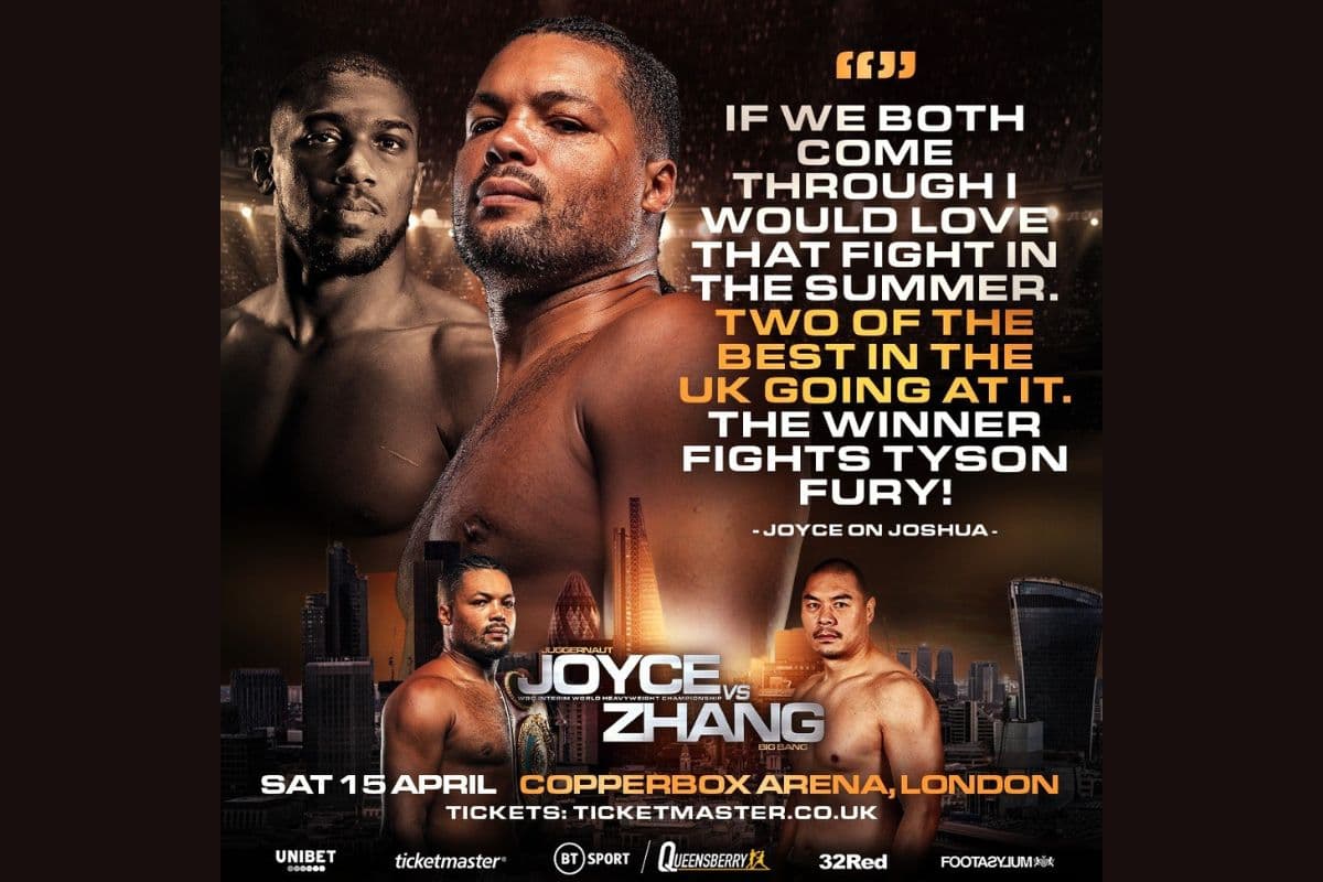 Joe Joyce vs Zhilei Zhang Aj Quotes