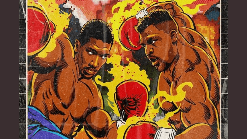 Anthony Joshua vs Francis Ngannou Close Up