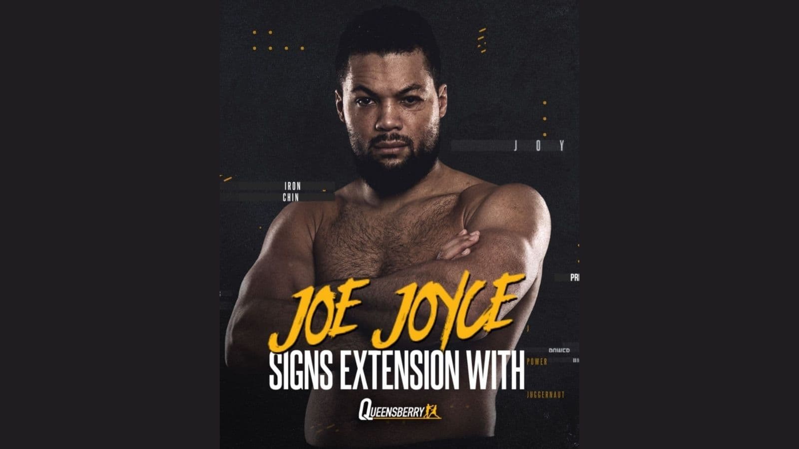 Joe Joyce Signs Extension Landscape
