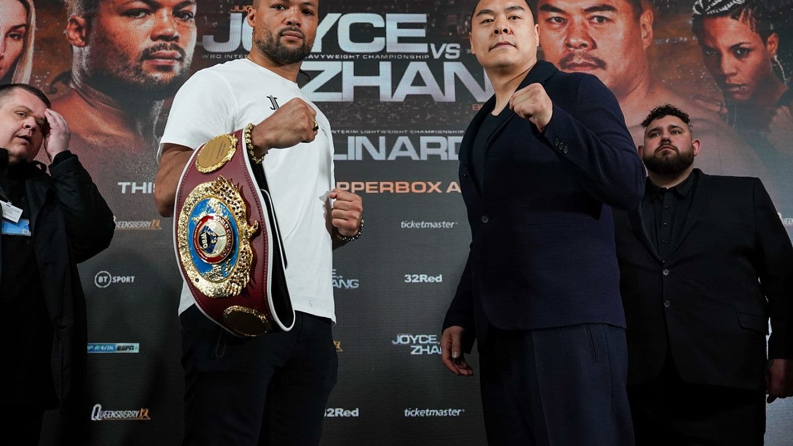 Joe Joyce vs Zhilei Zhang Presser