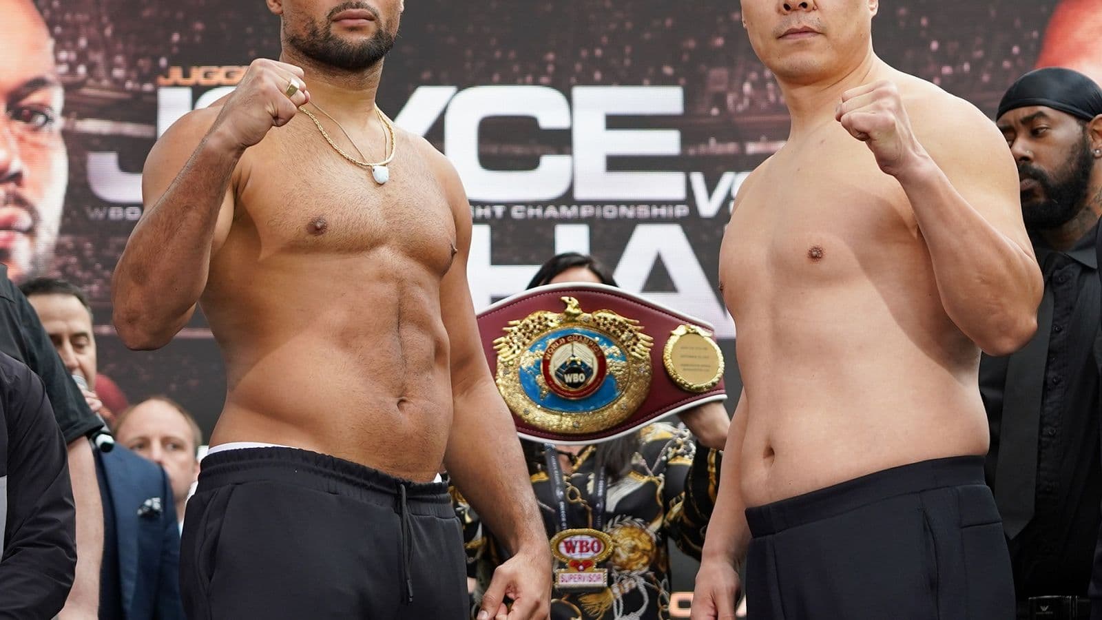 Joe Joyce vs Zhilei Zhang Weighin