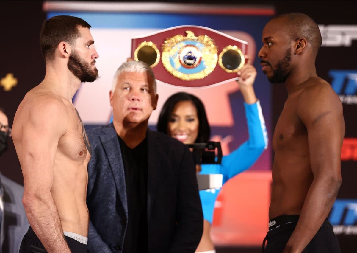 Joe Smith Jr vs Steve Geffrard Weigh in