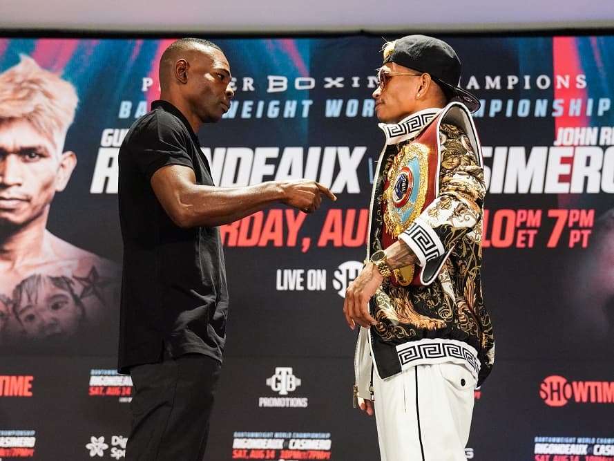 John Riel Casimero vs Guillermo Rigondeaux Presser