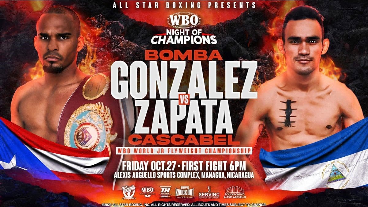 Jonathan Gonzalez vs Gerardo Zapata