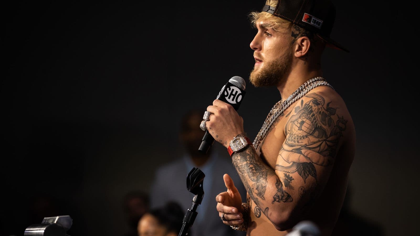 Jake Paul on the Mic