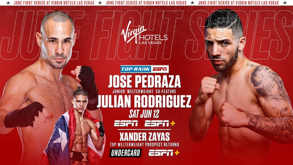 Jose Pedraza vs Julian Rodriguez