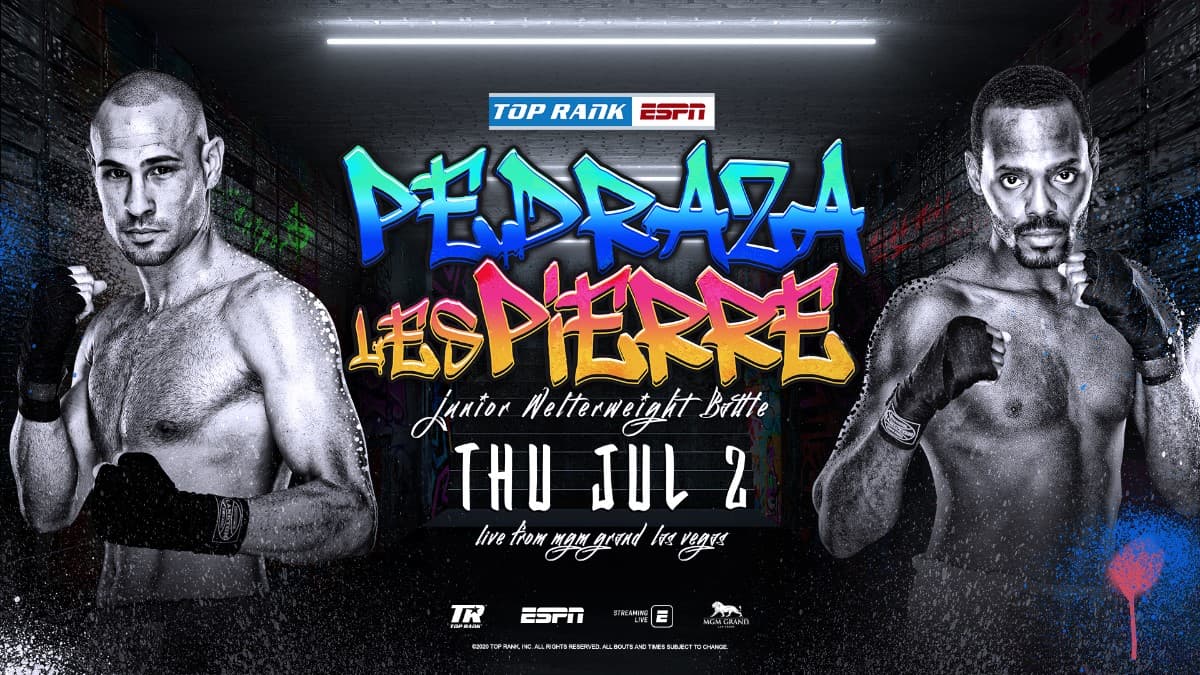 Jose Pedraza vs Mikkel Lespierre Fight Poster