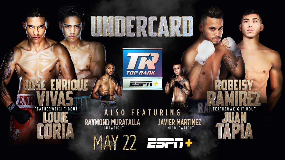 Josh Taylor vs Jose Ramirez Undercard Poster