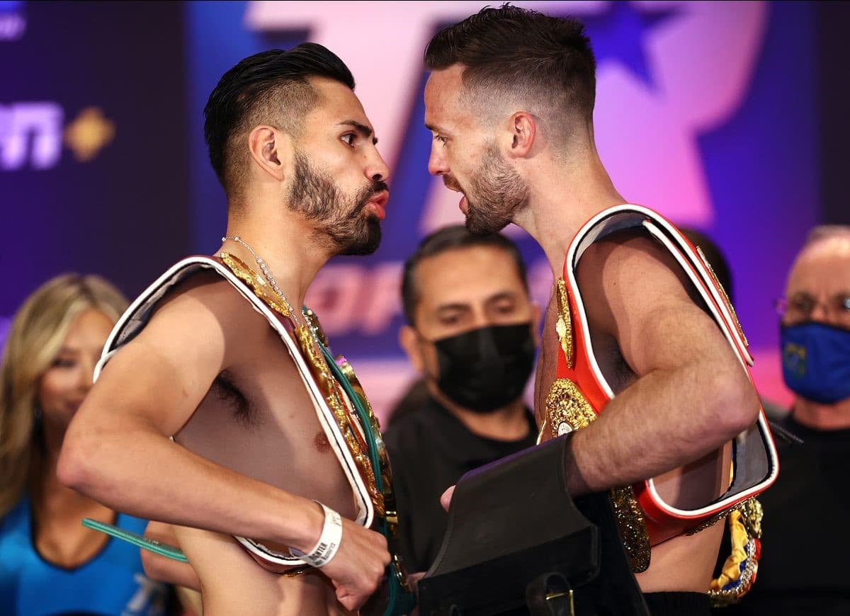 Josh Taylor vs Jose Ramirez Weigh in